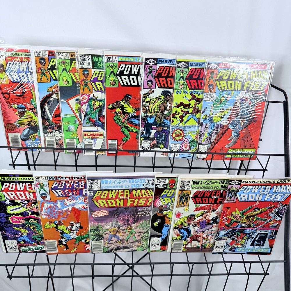 Power Man and Iron Fist 54 62 64-65 68-73 75-77 79 lot Key 1st Heroes for Hire